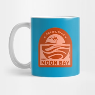 Half Moon Bay Badge Mug